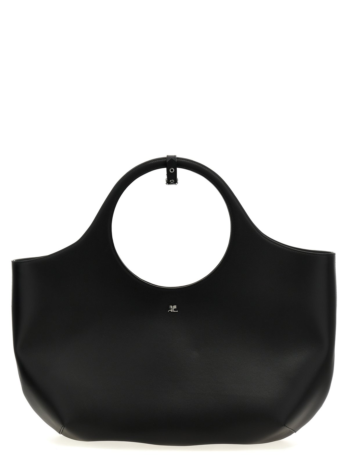 Courrèges Logo Plaque Large Holy Tote Bag