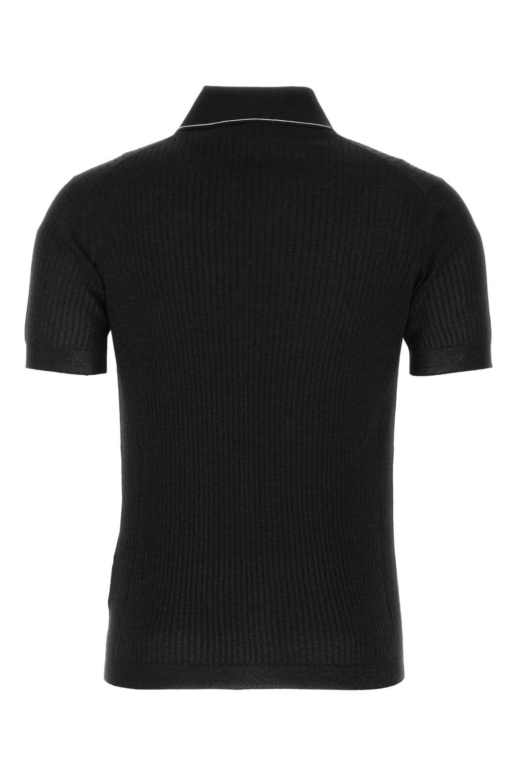トップス PRADA SPORT Logo Stretch Polo Shirt Prada Stretch Cotton Polo Shirt with Nylon Details | Saks