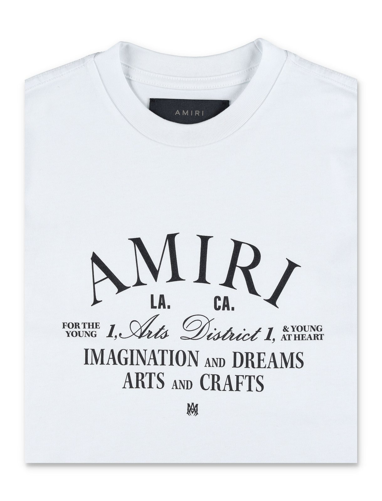 Amiri Kids Logo Printed Crewneck T-Shirt – On Sale Now with