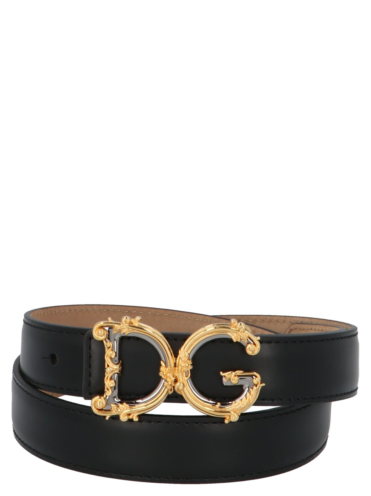 Dolce & Gabbana Baroque Logo Belt