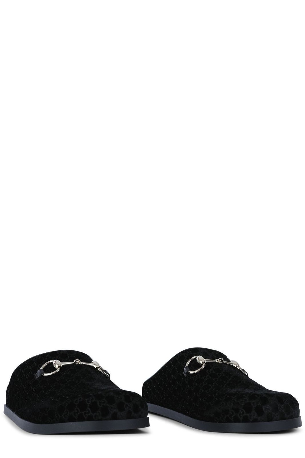Gucci Monogrammed Slip-On Sandals