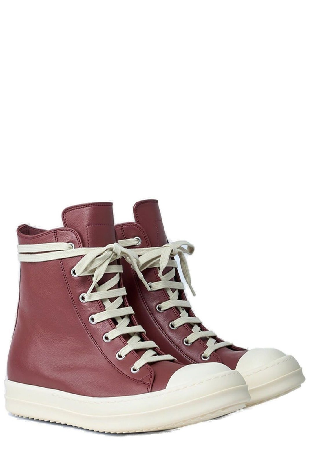 Rick Owens High-Top Lace-Up Sneakers