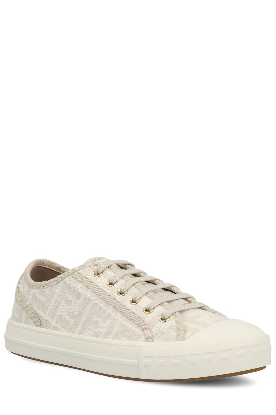 Fendi Domino FF Motif Low-Top Sneakers