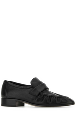 The Row Pleated-Effect Loafers