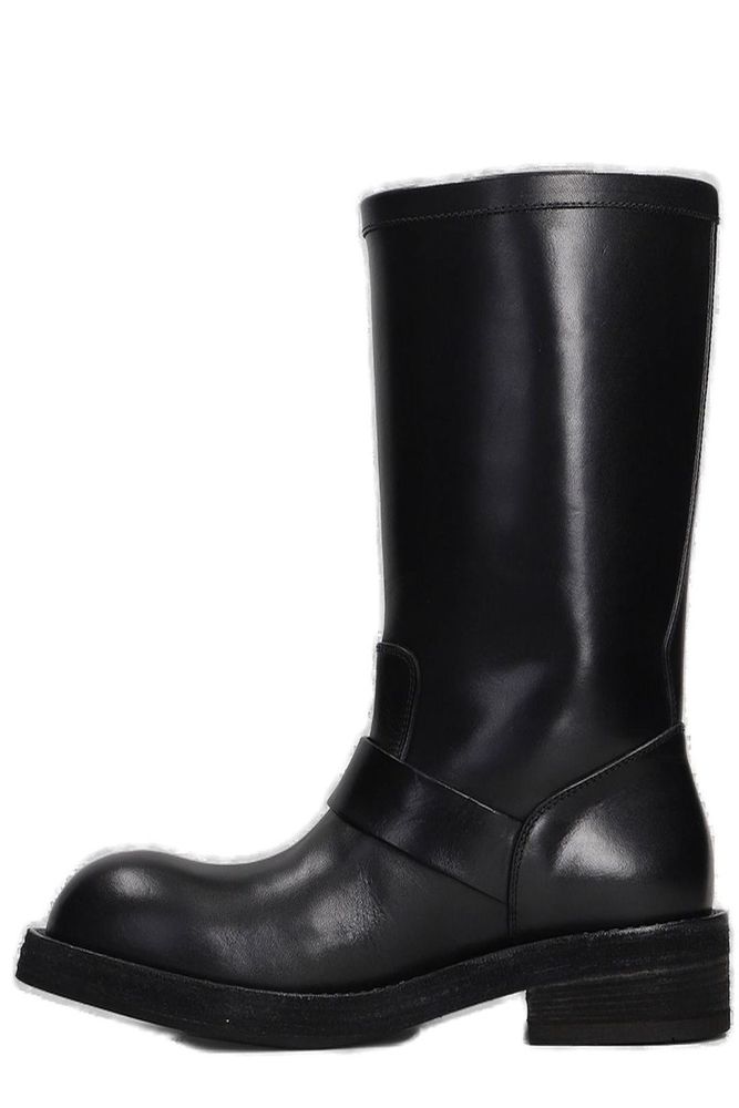 Ann Demeulemeester 사리트 엔지니어 버클 바이커 부츠