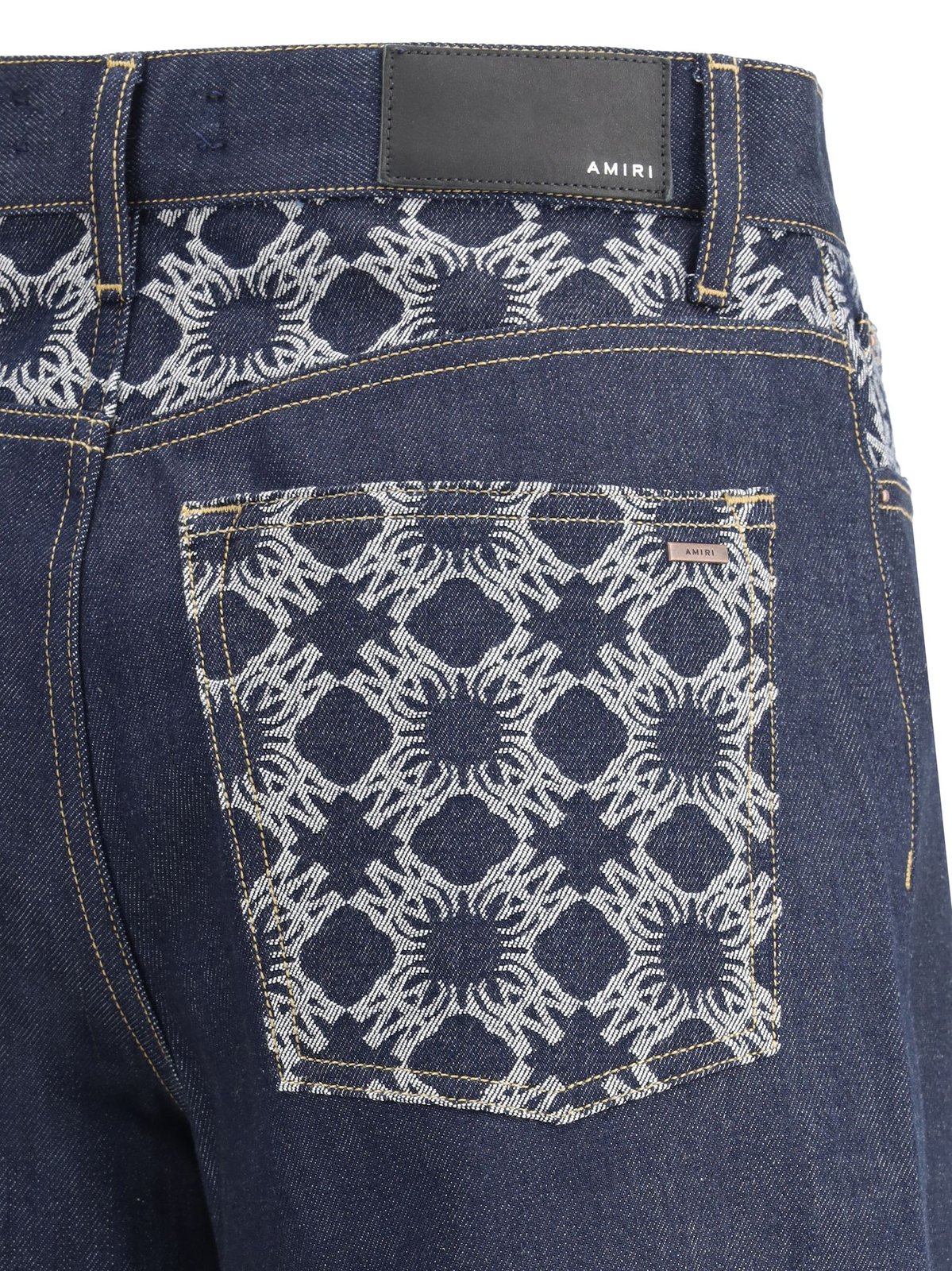 Amiri Monogram Printed Baggy Jeans – On Sale Now with Up to 57