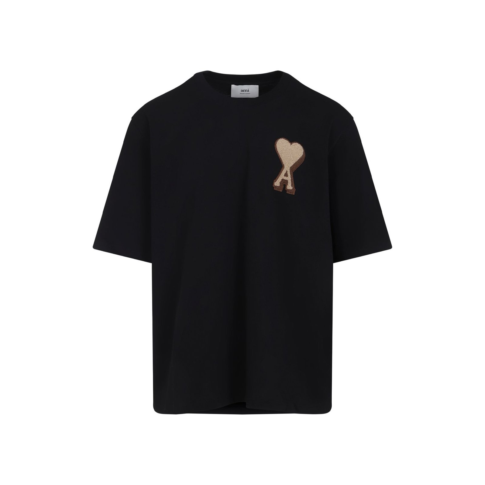 AMI Ami De Coeur Logo Patch T-Shirt