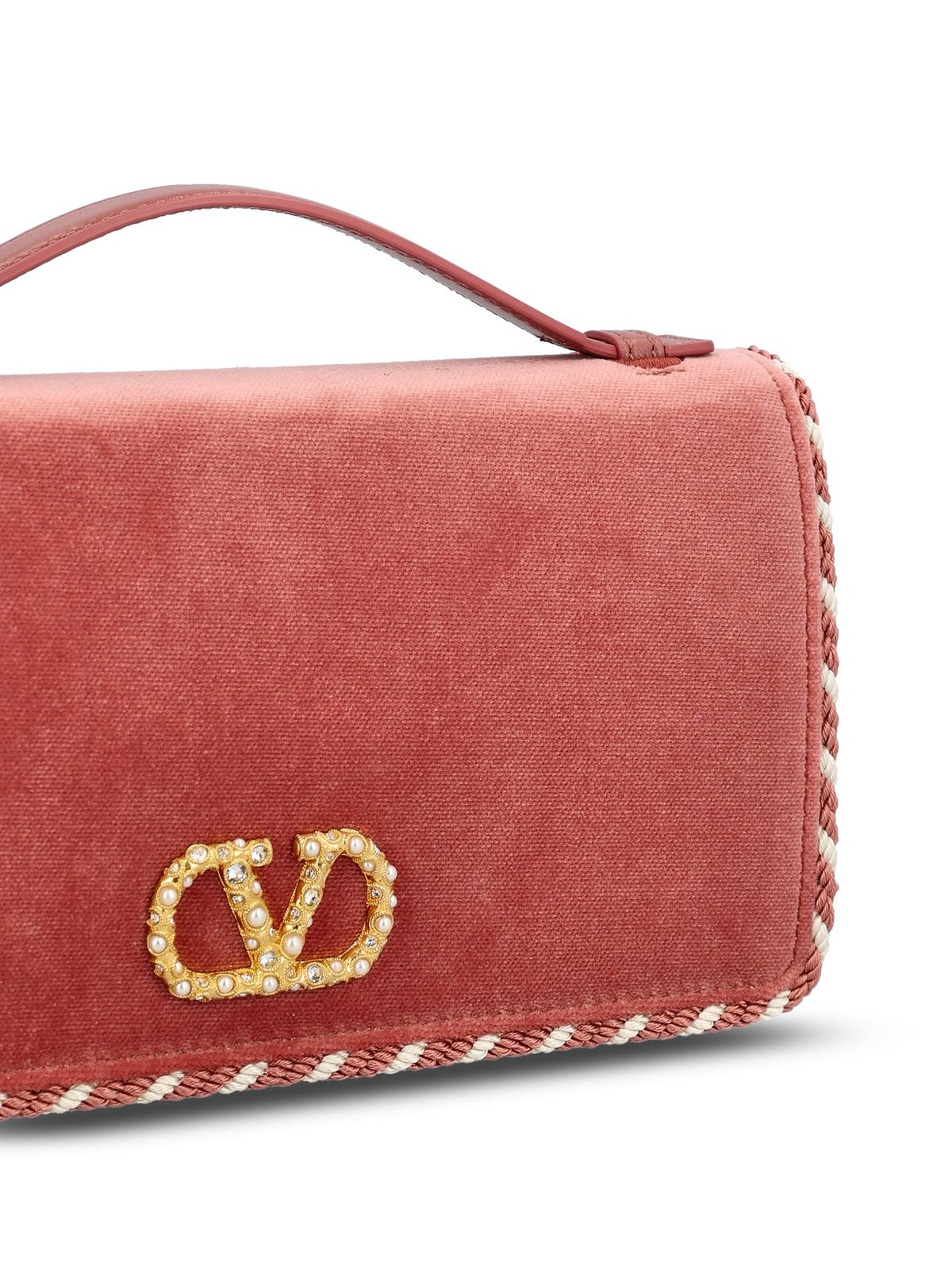 Valentino	VLogo Signature Braided Edge Tote Bag