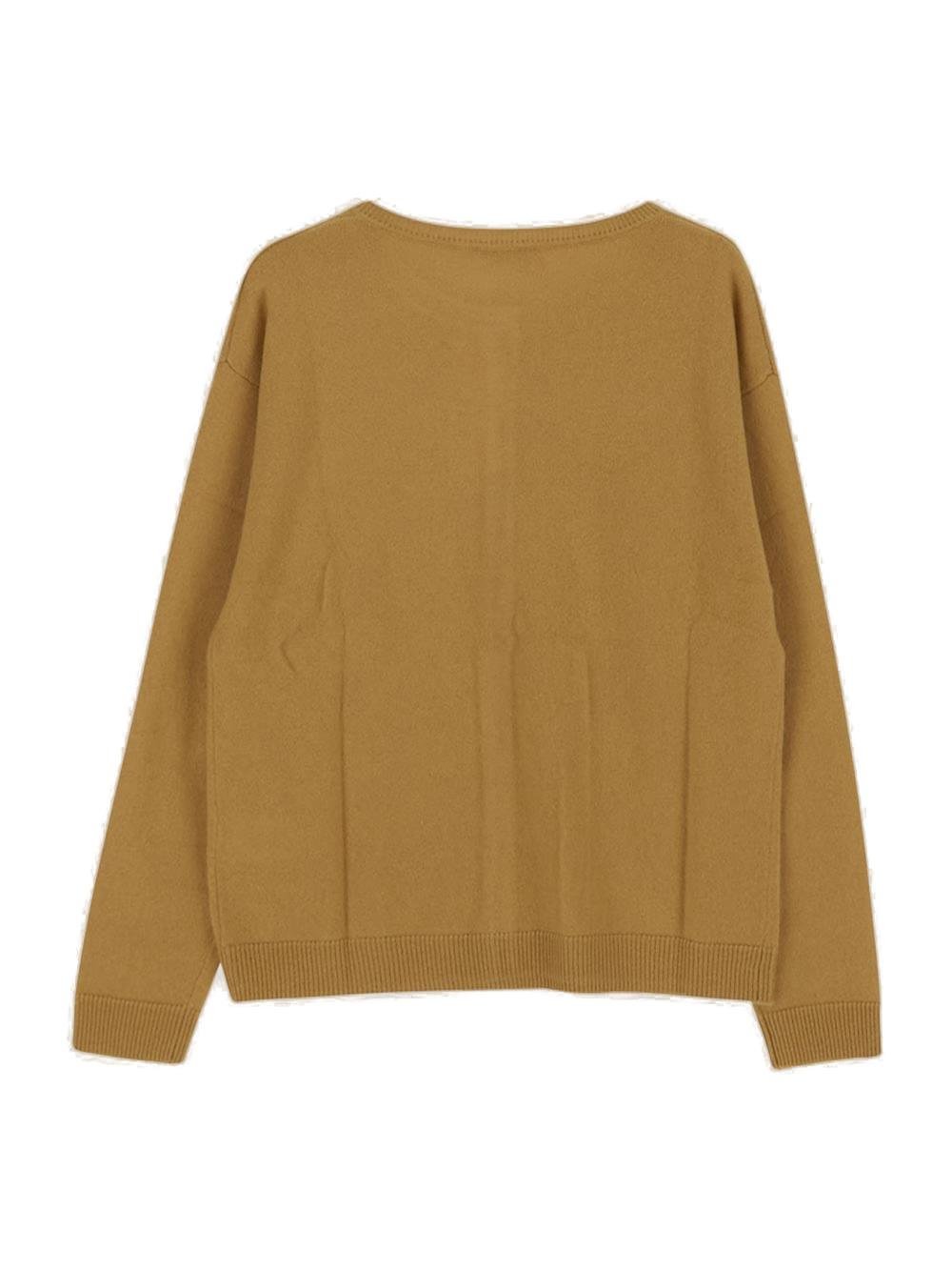 Bonpoint Logo-Embroidered Knitted Cardigan
