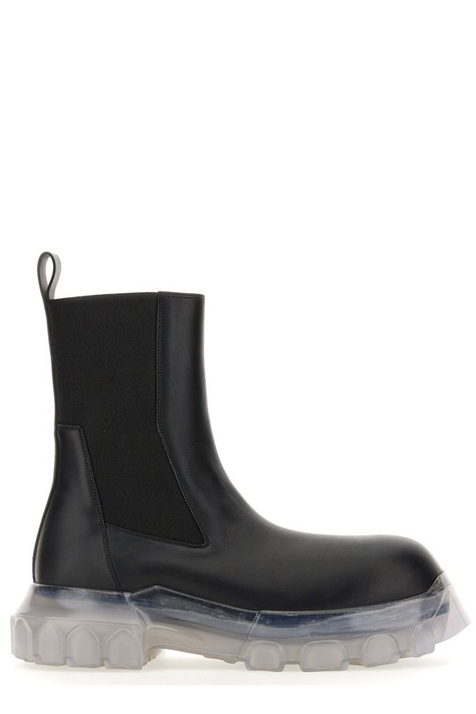 Rick Owens リックオウエンス Beatle Bogun ビートル Rick Owens Beatle Bogun ブーツ | ブラック | FARFETCH JP
