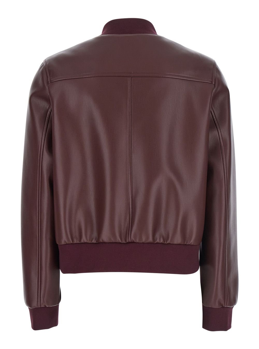 TWINSET Buttoned Faux Leather Jacket