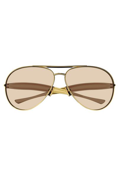 Bottega Veneta Eyewear Pilot Frame Sunglasses