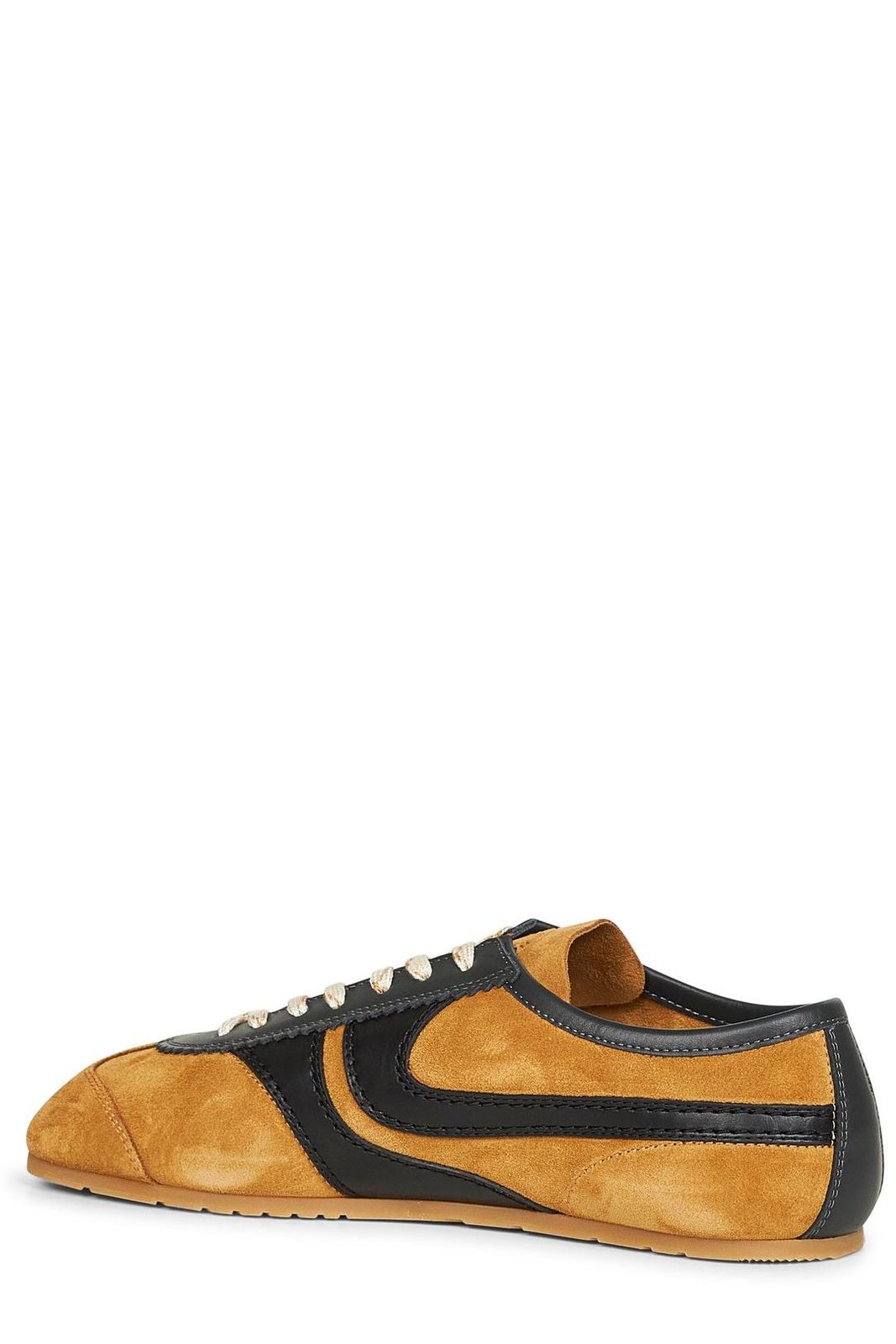 Dries Van Noten Round Toe Lace-Up Sneakers