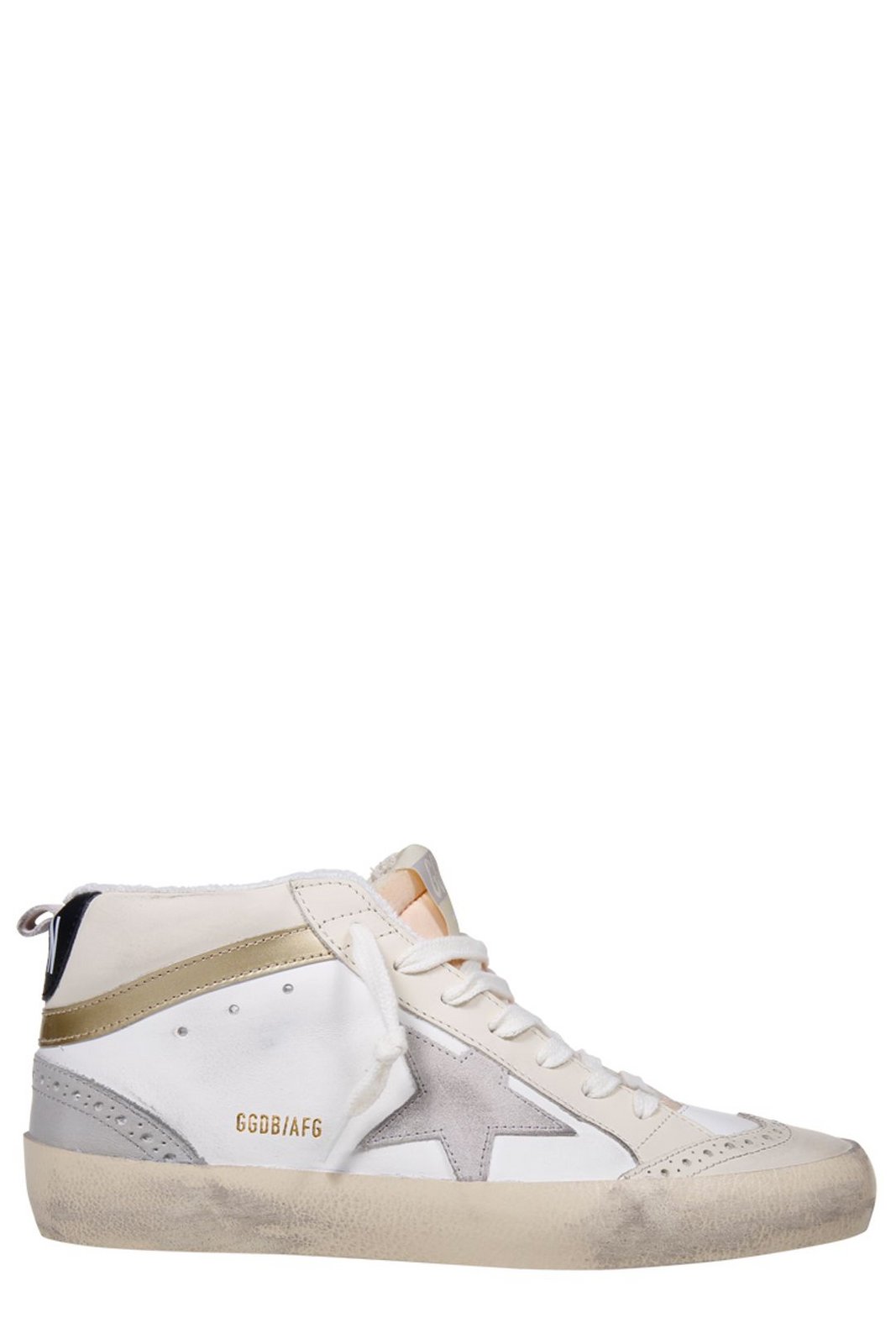 Golden Goose Deluxe Brand Mid-Star Lace-Up Sneakers