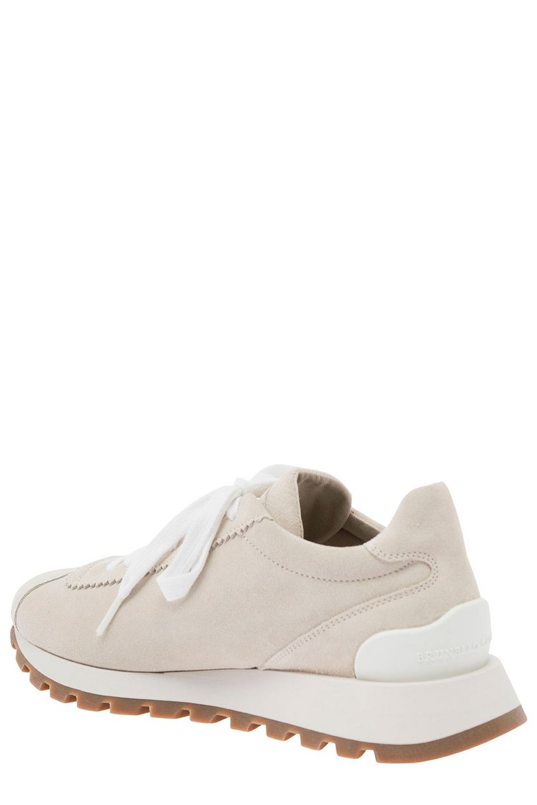 Brunello Cucinelli｜SNEAKERS (MZSFG2110 CQF25) Brunello Cucinelli Grey/Sage Green Sneakers in Suede