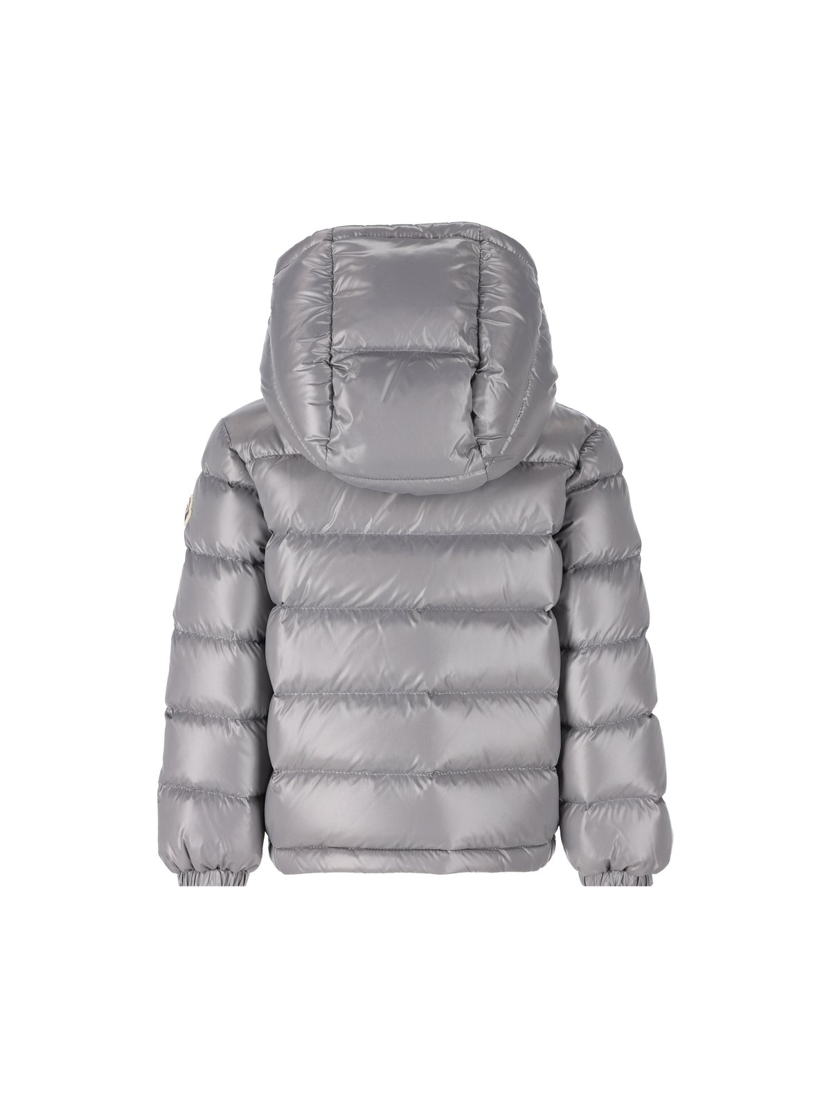 Moncler Enfant Logo Patch Hooded Down Jacket