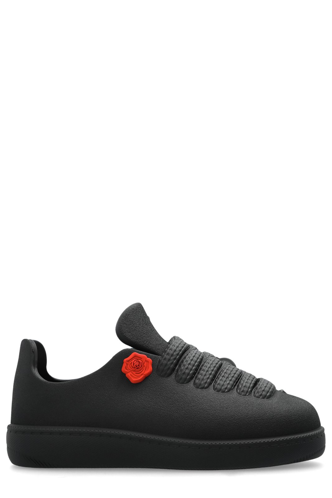 Burberry Bubble Flower Embellished Lace-Up Sneakers
