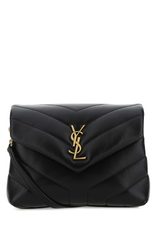 Saint Laurent Loulou Toy Logo Plaque Shoulder Bag