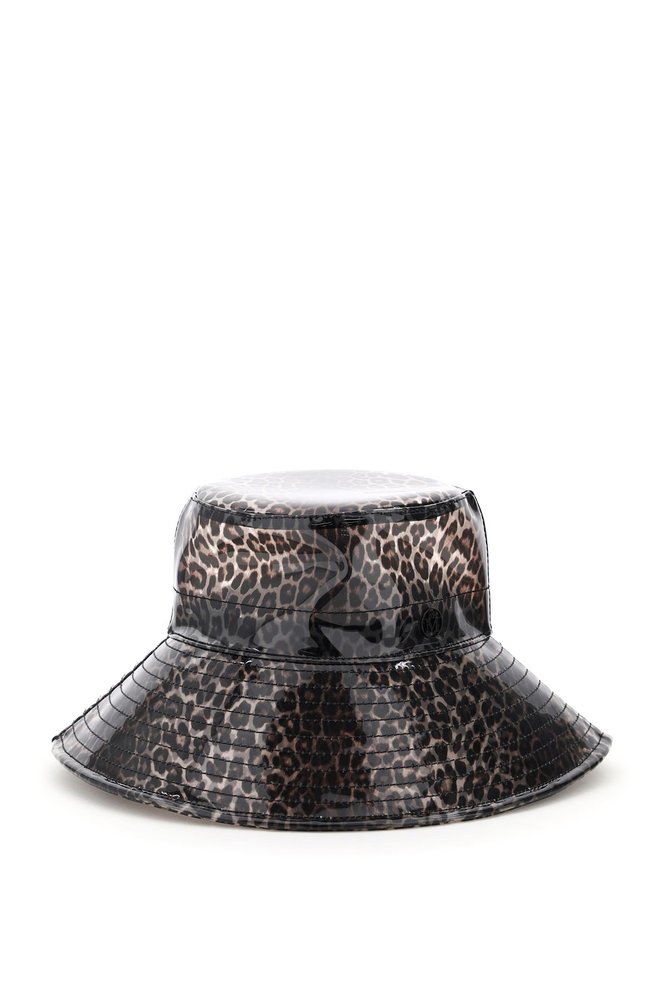Maison Michel Charlotte Leopard Print Bucket Hat – Cettire display picture 3