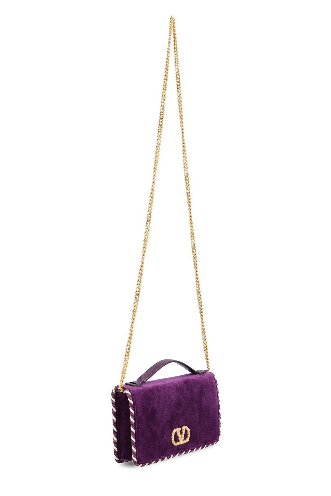 Valentino VLogo Signature Braided Edge Tote Bag
