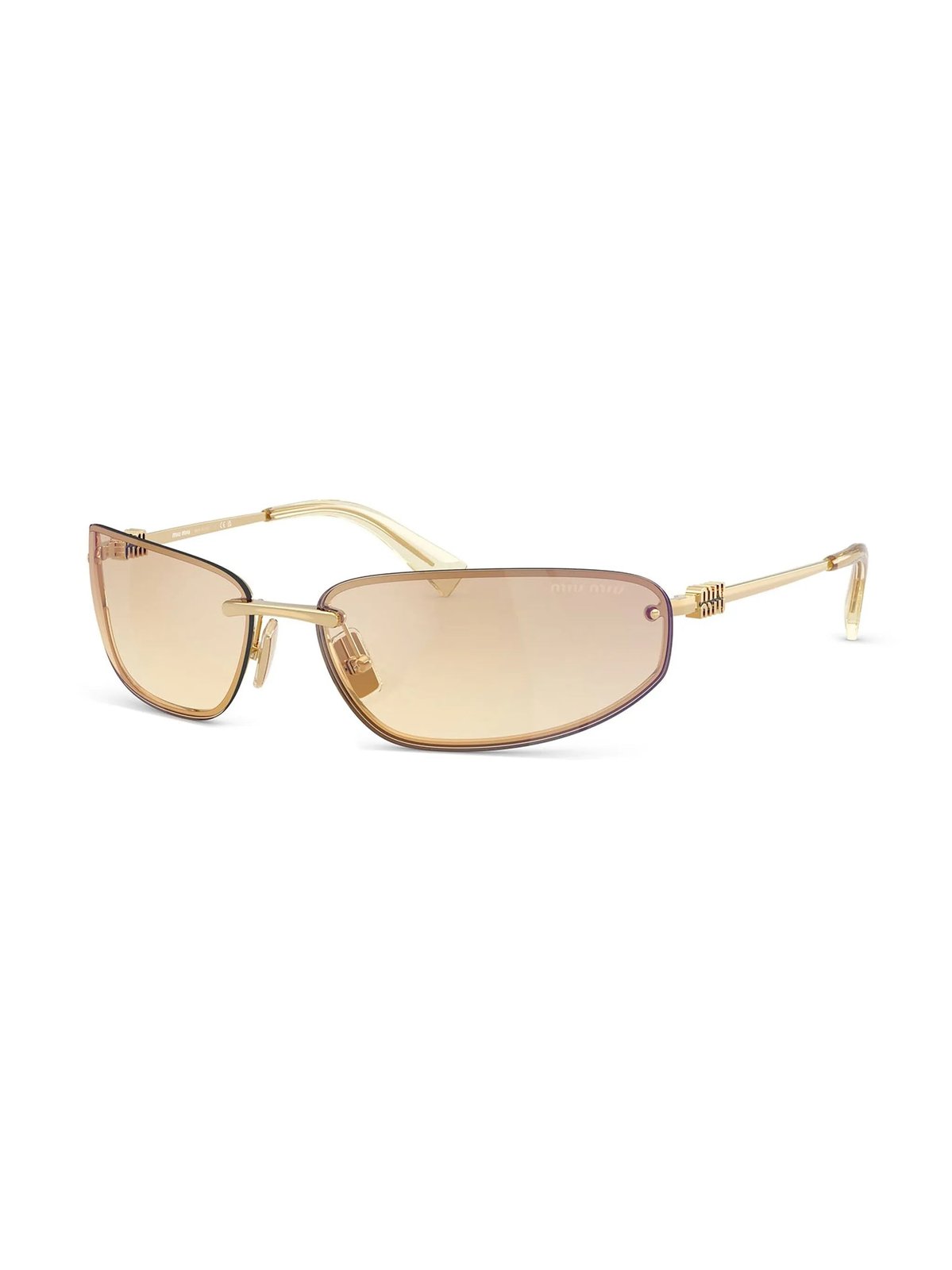 Miu Miu Eyewear Oval-Frame Sunglasses