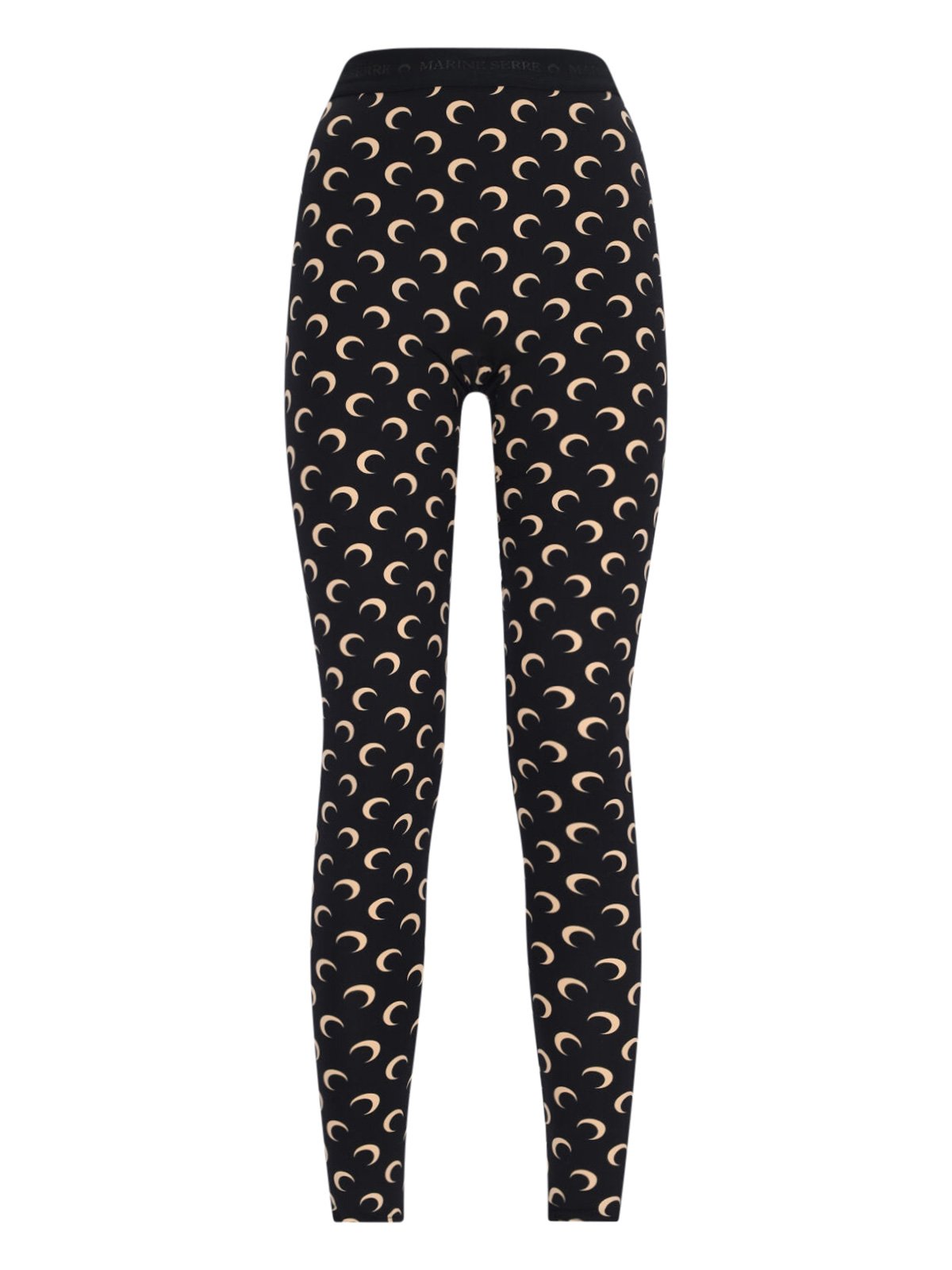 Marine Serre Moon Printed Skinny-Cut Leggings