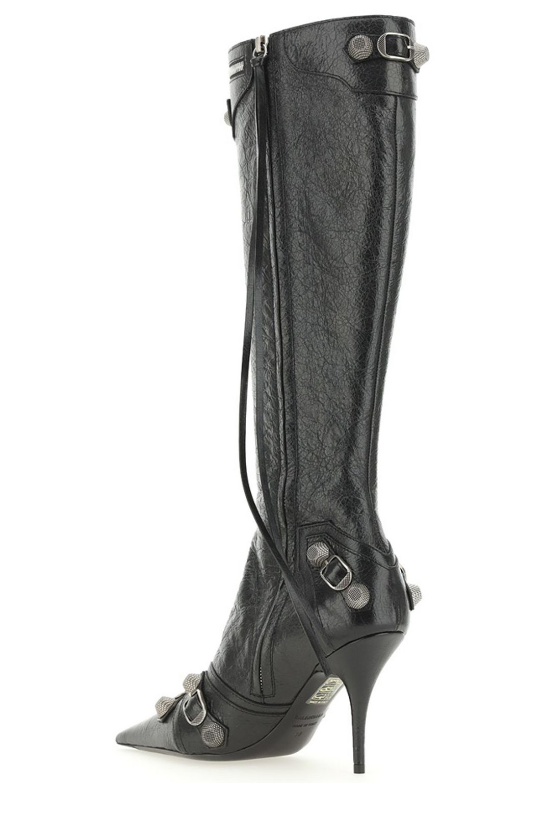 Balenciaga Cagole Pointed-Toe Boots