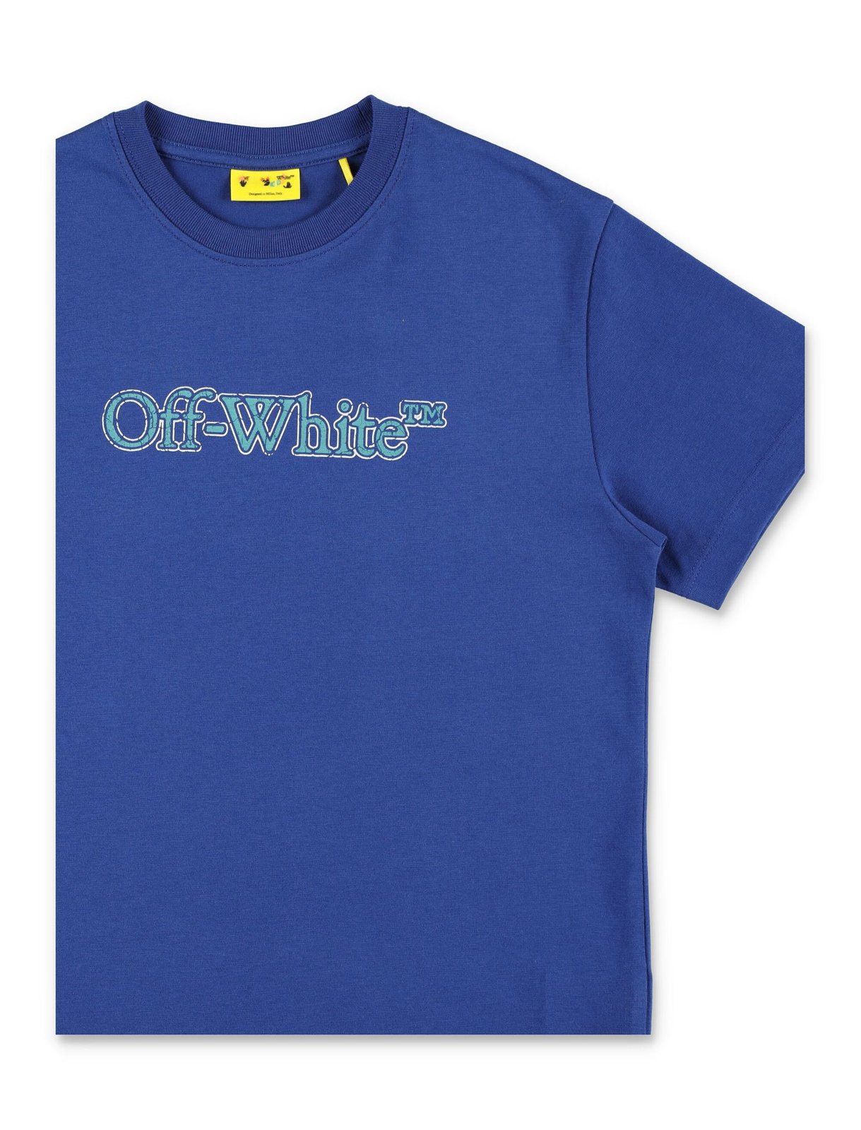 Off-White Kids Logo Printed Crewneck T-Shirt