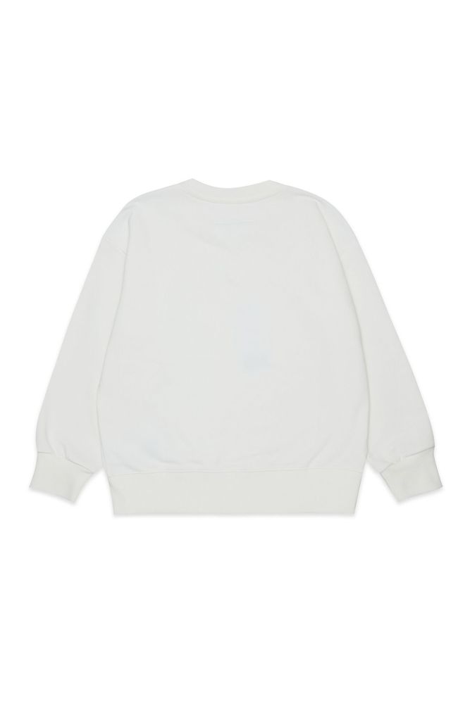 MM6 Maison Margiela Kids 로고 패치 스웨트셔츠