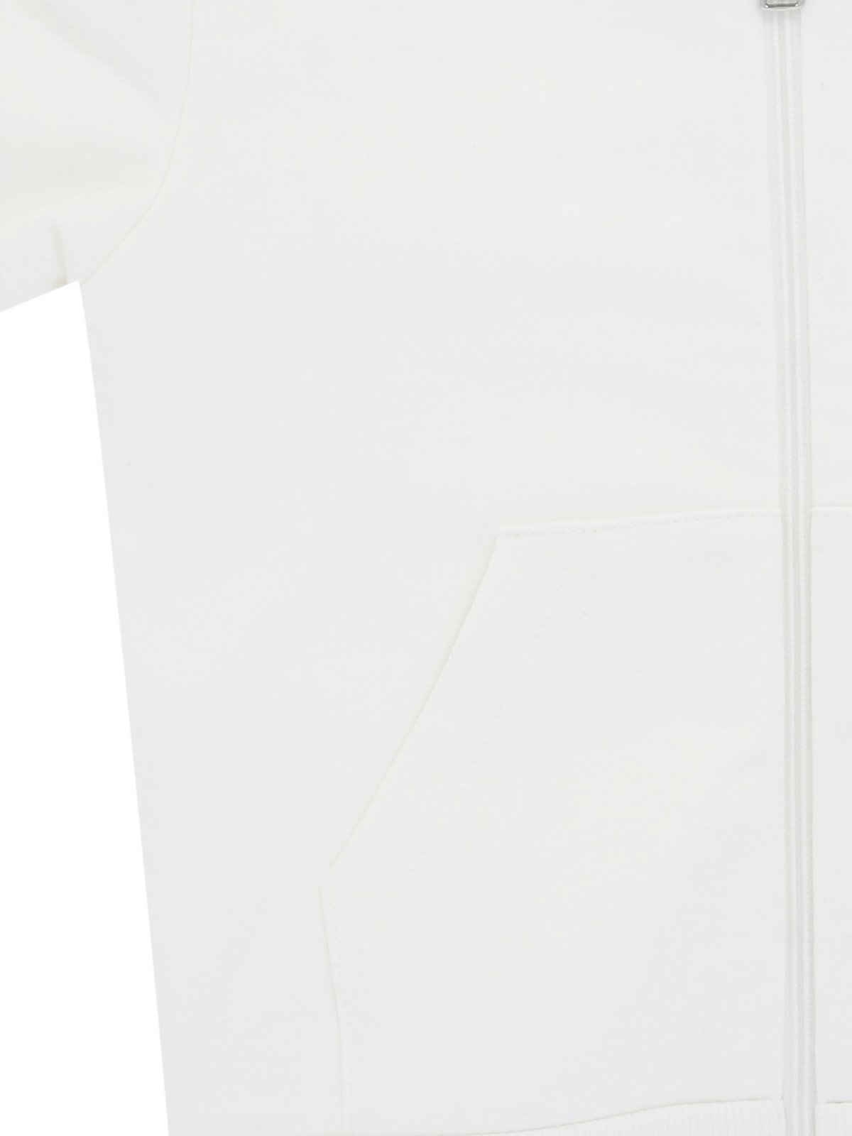 Moncler Enfant Tennis Logo Patch Zip-Up Hoodie