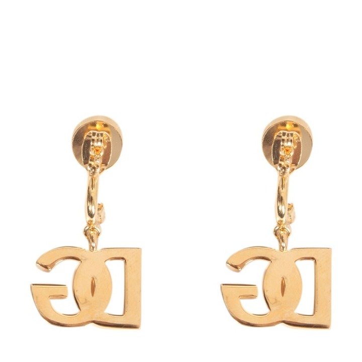 Dolce & Gabbana DG Logo Drop Earrings