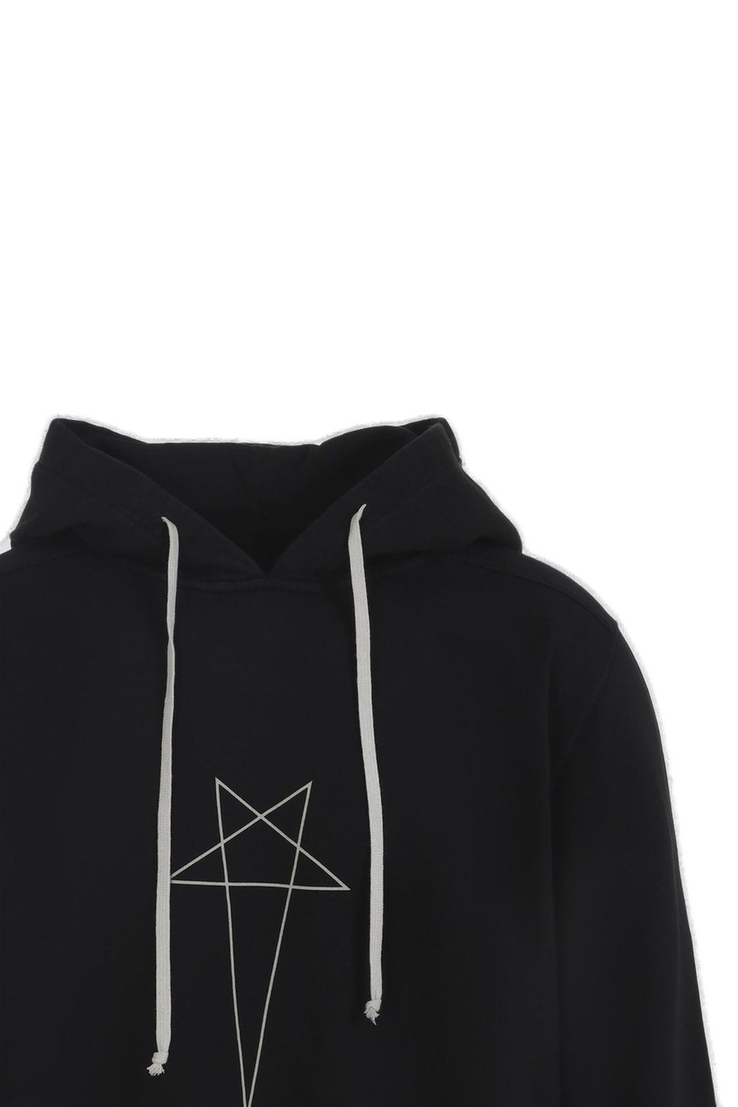 Rick Owens DRKSHDW Strapped Drawstring Hoodie