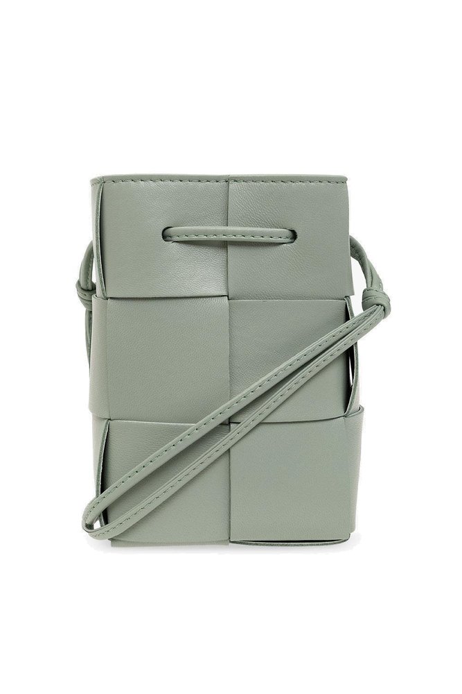 Bottega Cassette Mini Bucket Bag In Green ModeSens