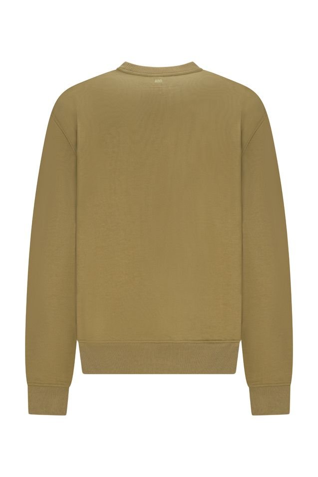 AMI Paris Logo Embroidered Crewneck Sweatshirt