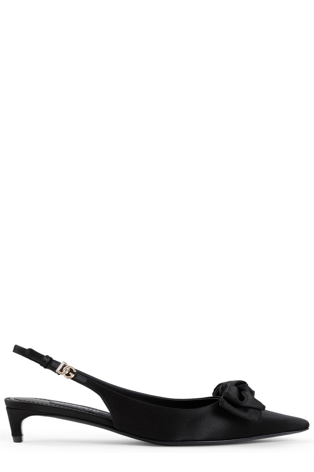 Dolce & Gabbana Bow Detailed Slingback Pumps