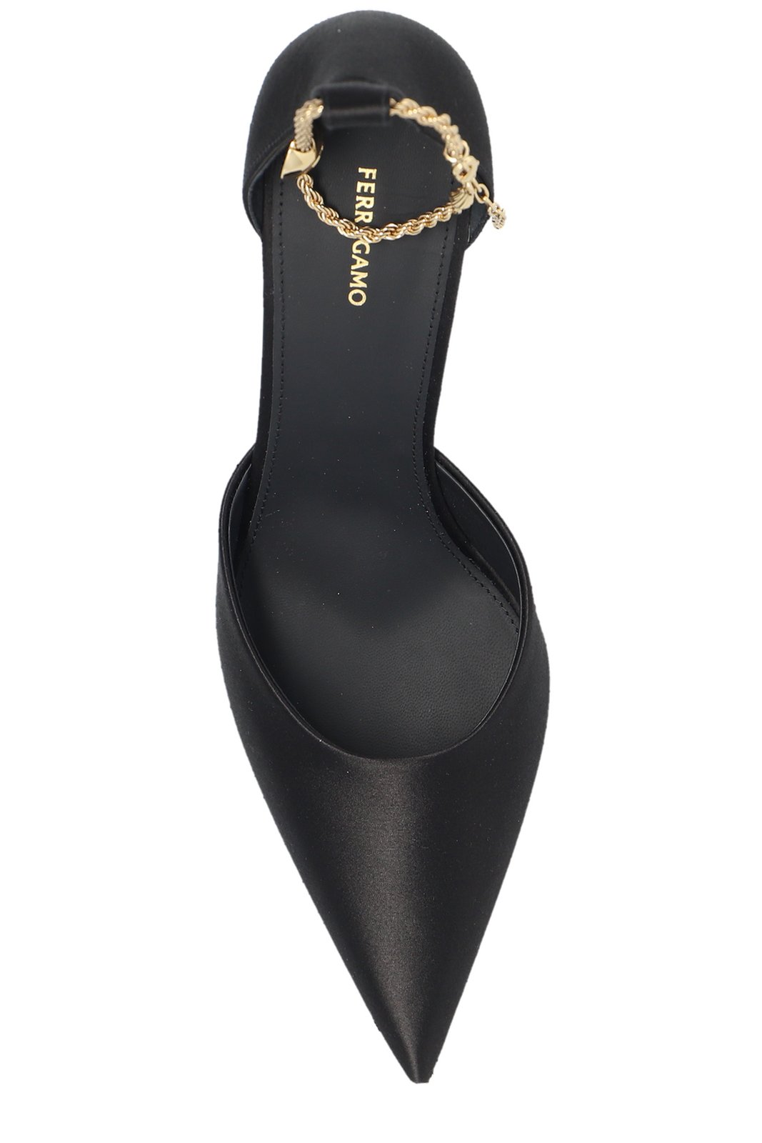 Ferragamo Ankle Chain Pumps