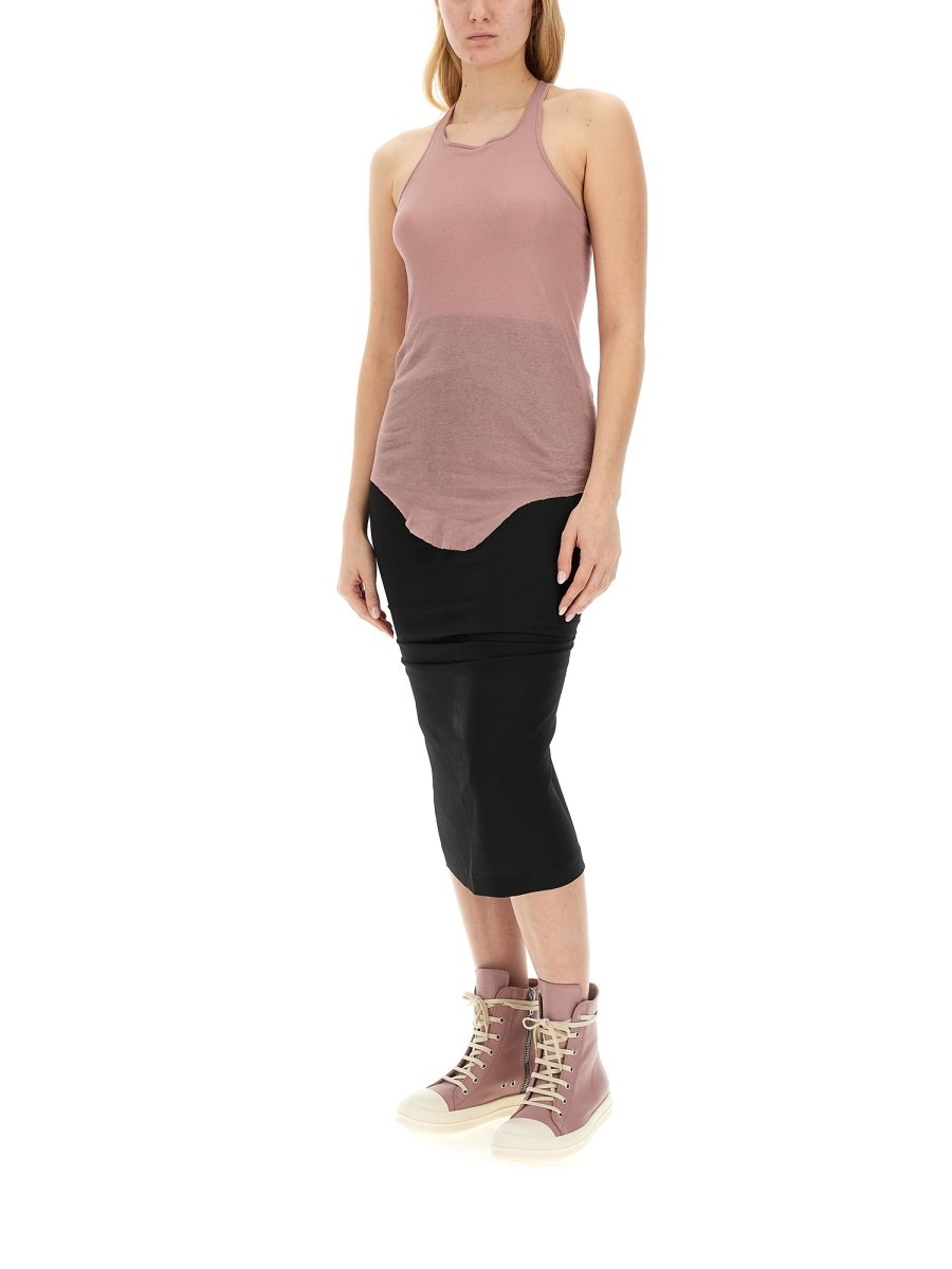 Rick Owens Sleevelss Ribbed Tank Top