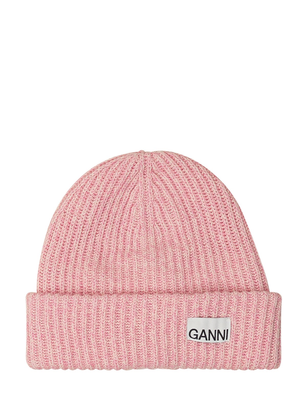 Ganni Logo Patch Oversized Beanie