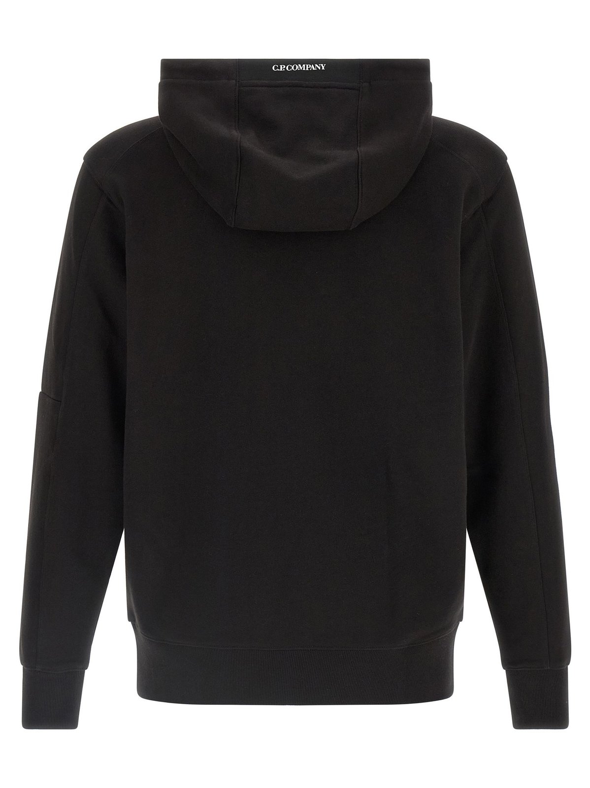 C.P. Company Logo-Print Drawstring Hoodie