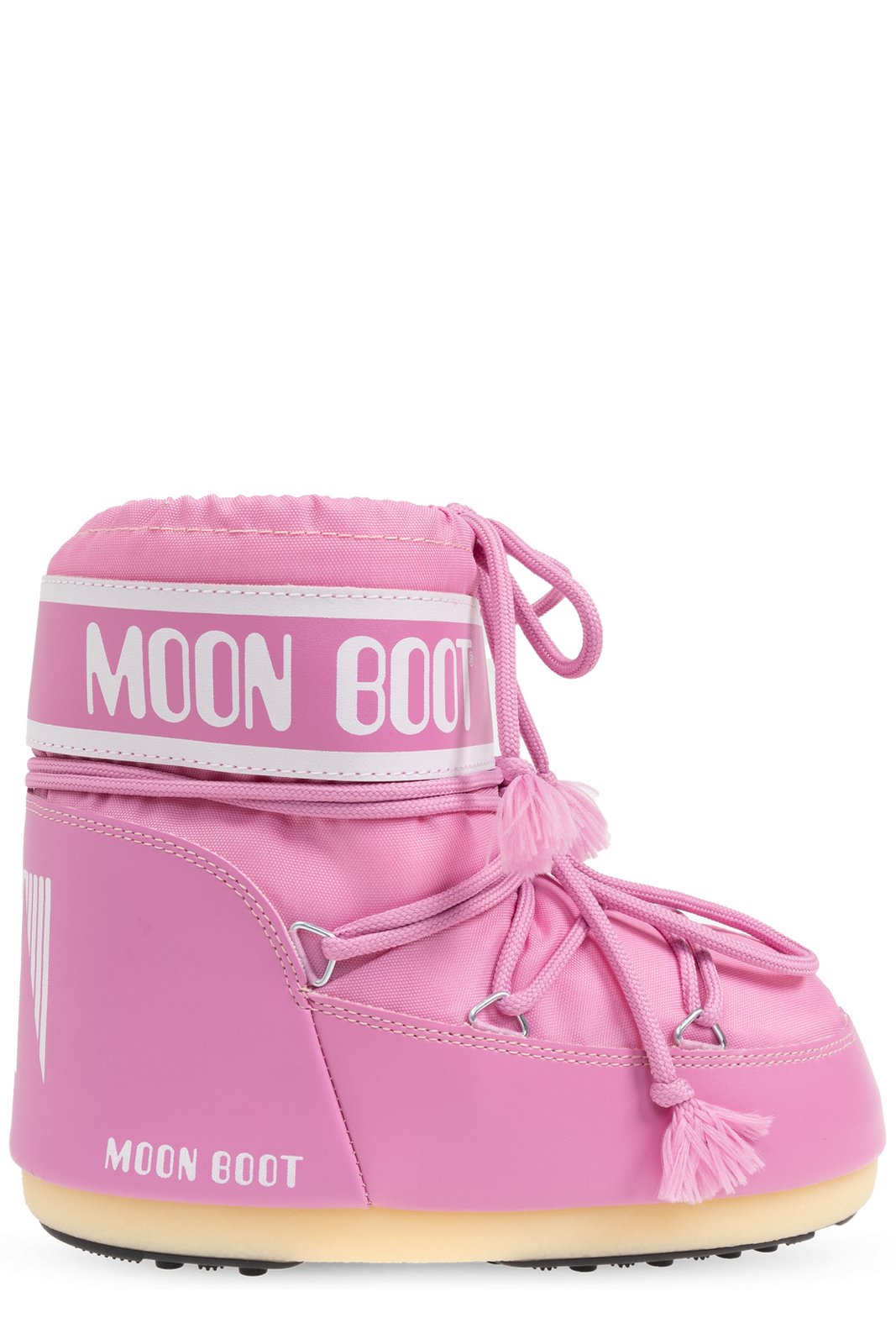 Moon Boot Kids Icon Logo Printed Lace-Up Boots