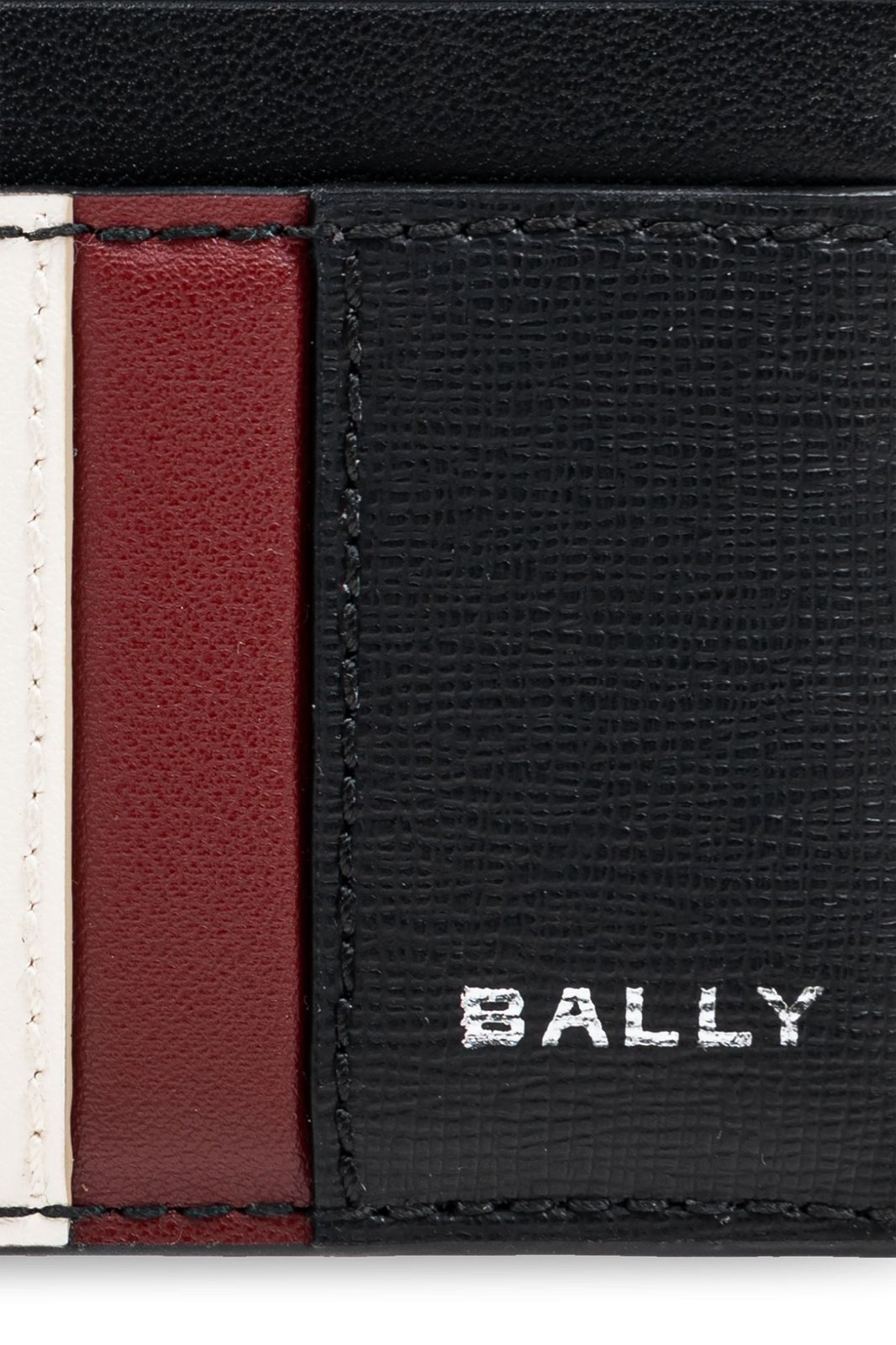 Bally Logo-Printed Striped Cardholder