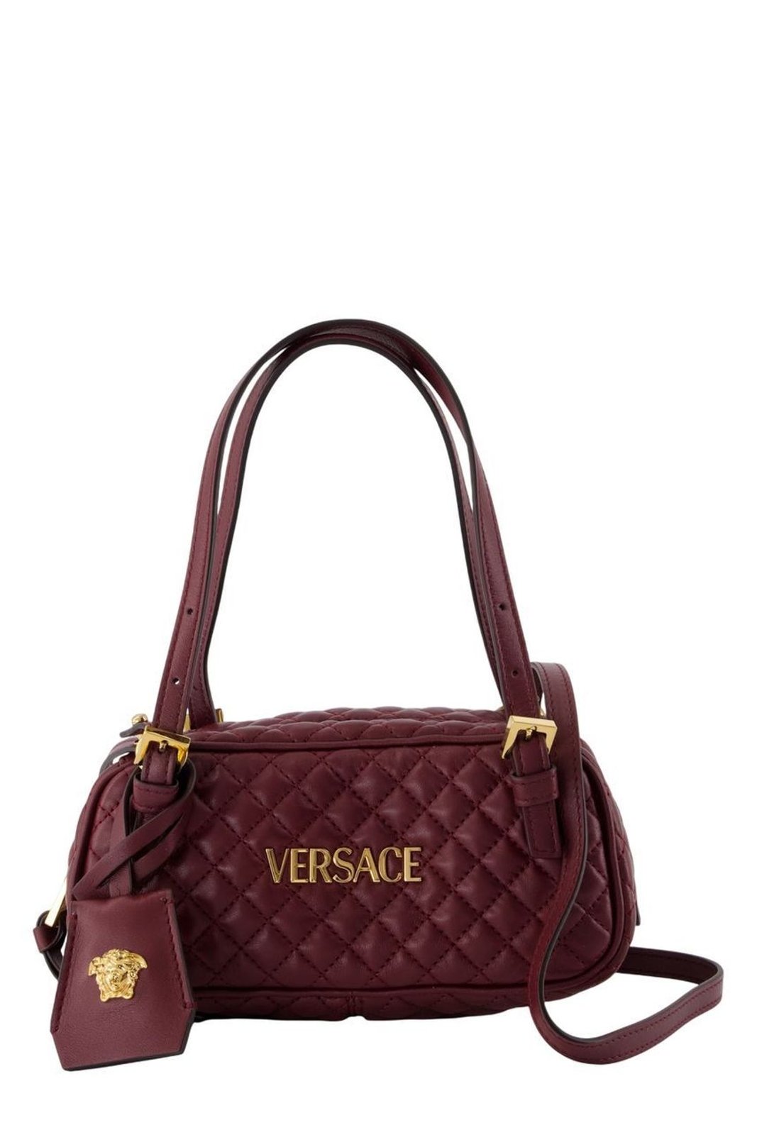 Versace Quilted Zipped Mini Shoulder Bag