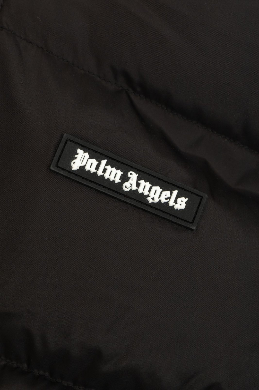 Palm Angels Kids Hooded Quilted Jacket