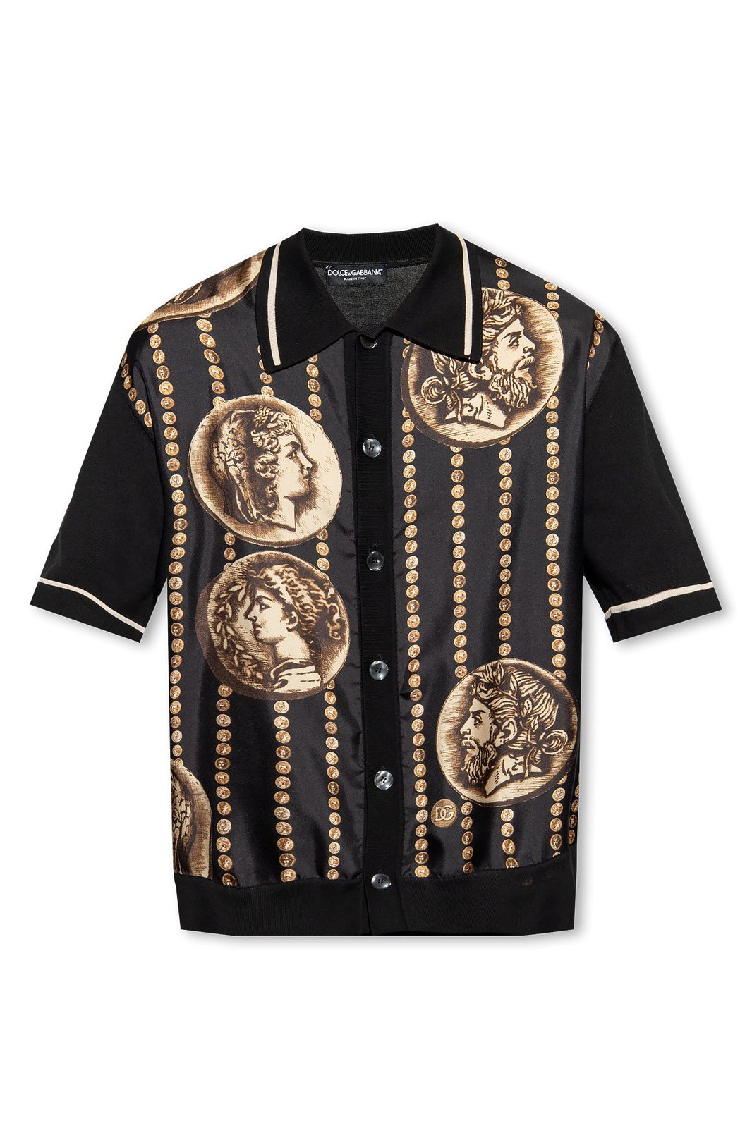 Dolce & Gabbana Coin Printed Short-Sleeved Shirt – Cettire