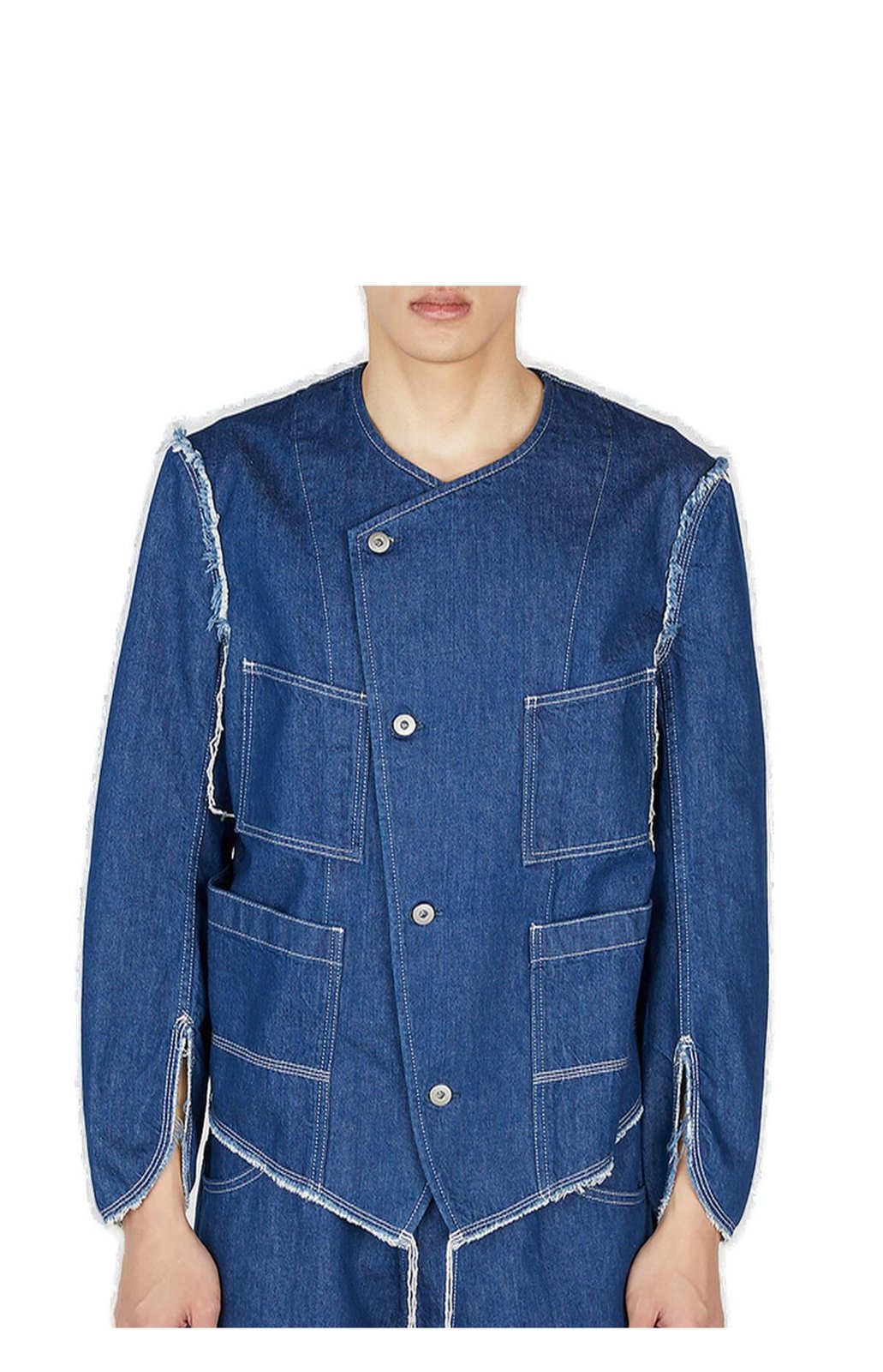 Sulvam Buttoned Denim Jacket – Cettire