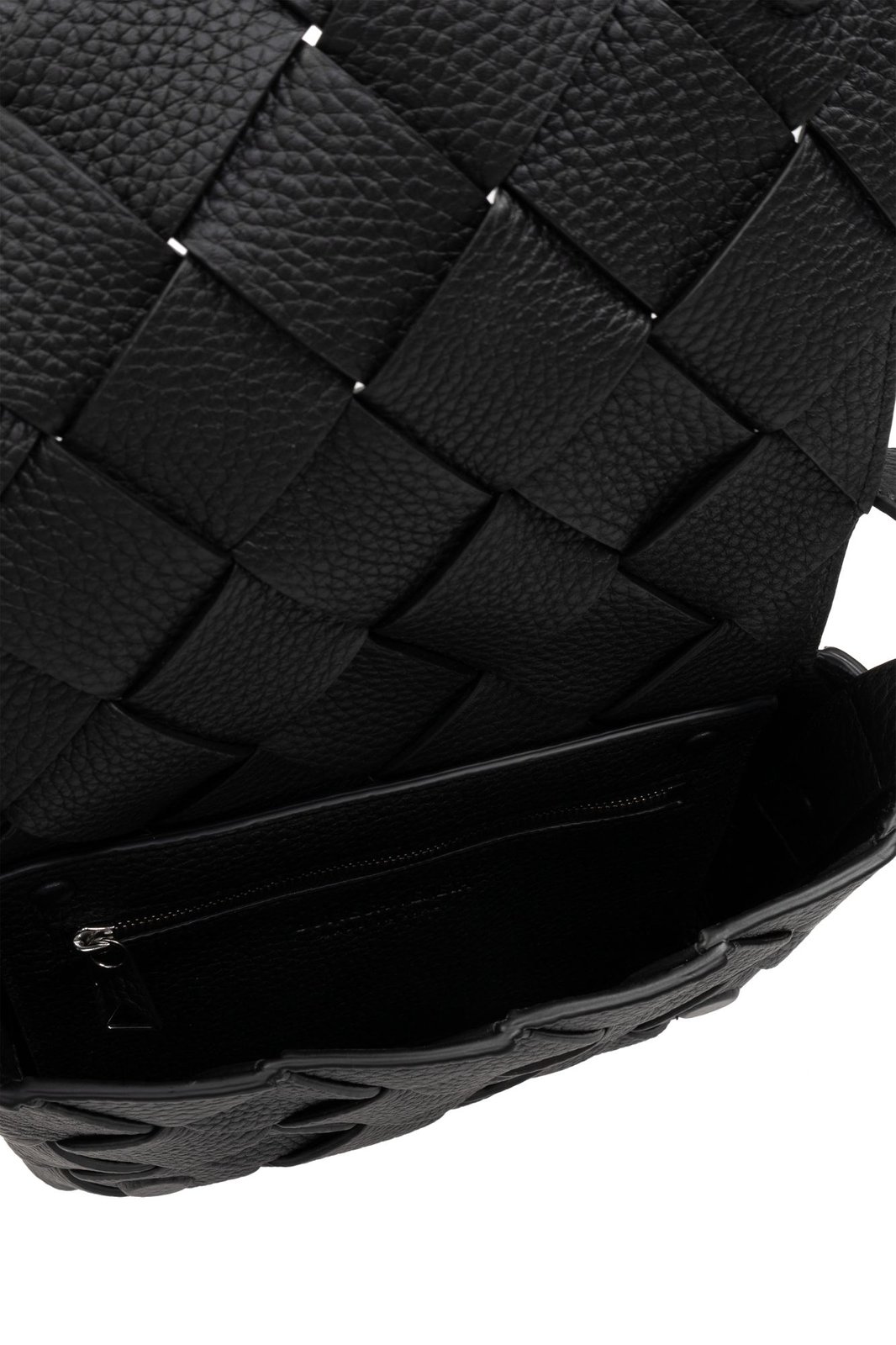 BOTTEGA VENETA 25S DIAGO 22 IN DARK OLIVE CALFSKIN SILVER HARDWARE