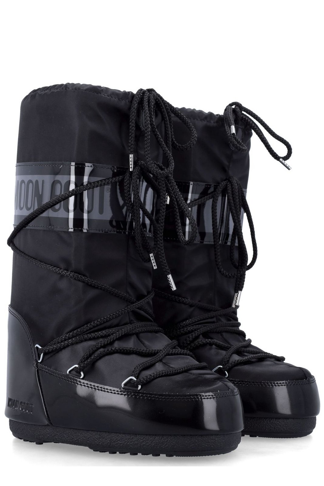Moon Boot Icon Glance Satin Lace-Up Snow Boots
