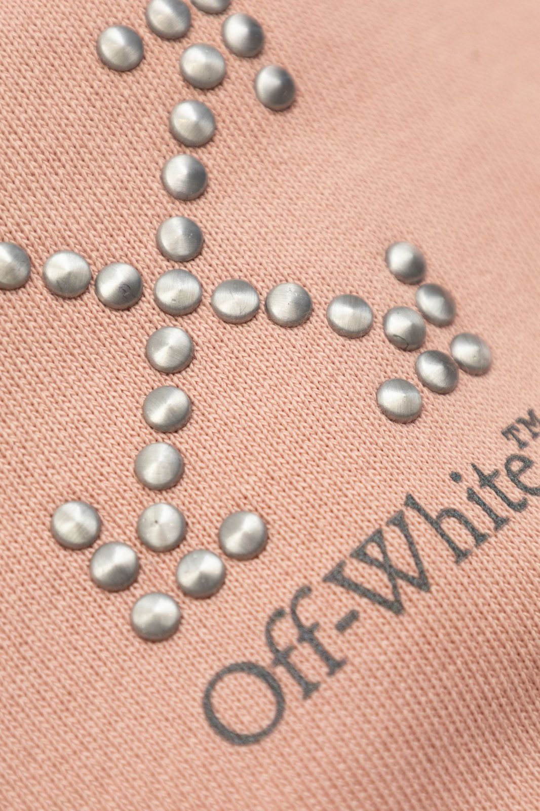 Off-White Kids Arrow Studded Cargo Cropped Hoodie