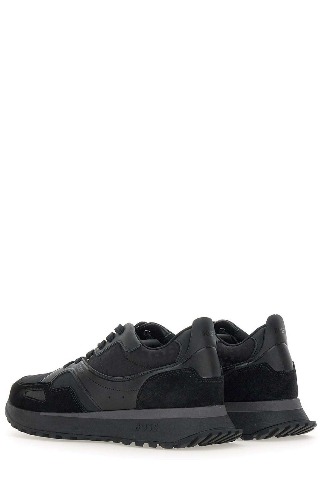 Boss Hugo Boss Logo Embossed Lace-Up Sneakers