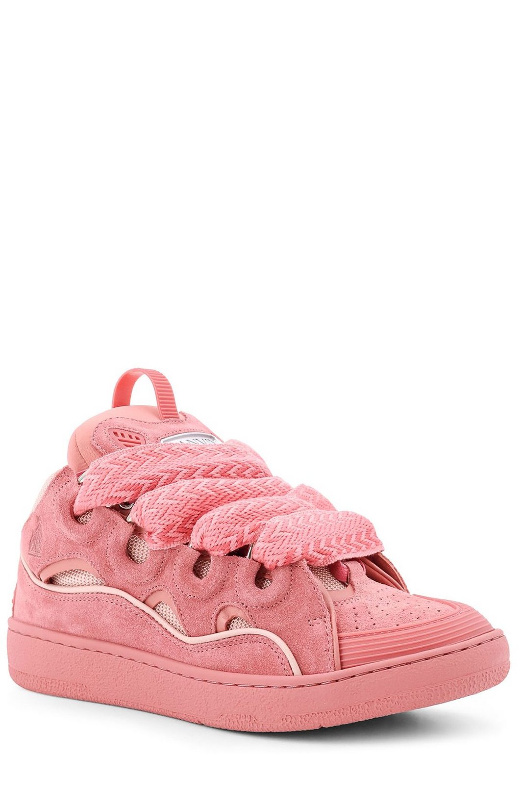 Lanvin Curb Lace-Up Sneakers